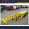 Cimc 3 essieux squelette semi-remorque vente pour le transport de conteneurs